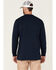 Image #4 - Hawx Men's Solid Navy Forge Long Sleeve Work Pocket T-Shirt, Navy, hi-res