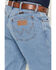 Image #4 - Wrangler Men's 13MWZ Toughlite Medium Wash Cowboy Cut Straight Stretch Denim Jeans, Medium Wash, hi-res