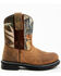 Image #2 - Cody James Boys' Real Tree Camo Work Boot - Round Toe, Brown, hi-res