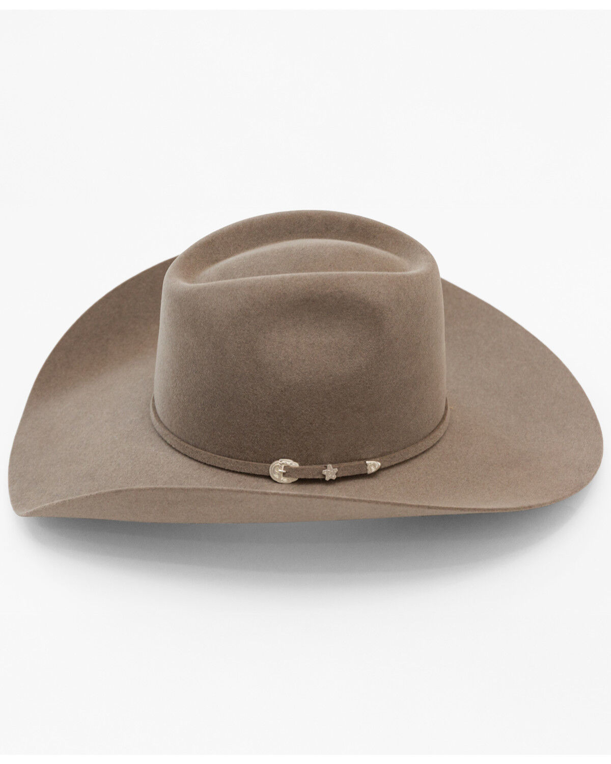 Image #4 - Serratelli 8X Rocker Steiner Exclusive Felt Cowboy Hat, Stone, hi-res