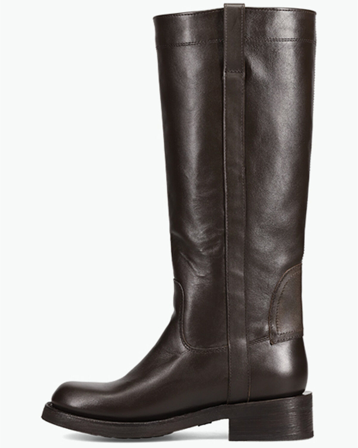 Image #3 - Frye Women's Viv Riding Boots - Round Toe, Dark Brown, hi-res