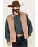 Image #1 - George Strait by Wrangler Men's Knit Vest , Taupe, hi-res