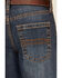 Image #4 - Cody James Boys' Wolfstooth Relaxed Bootcut Stretch Denim Jeans , Medium Wash, hi-res