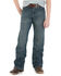 Image #1 - Wrangler Retro Boys' Falls City Relaxed Bootcut Jeans, Blue, hi-res