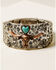 Image #2 - Shyanne Women's Cactus Rose Longhorn Love Cuff Bracelet, Silver, hi-res