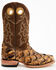 Image #2 - Cody James Men's Exotic Pirarucu Western Boots - Broad Square Toe , Beige/khaki, hi-res