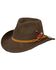 Image #1 - Outback Unisex Randwick Tassy Crusher Hat, Brown, hi-res
