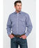 Image #1 - Resistol Men's Suffolk Geo Print Long Sleeve Western Shirt, Purple, hi-res