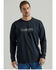 Image #1 - Wrangler Men's FR Flag Long Sleeve Graphic T-Shirt , Black, hi-res