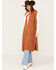 Image #1 - Shyanne Women's Long Sweater Vest , Caramel, hi-res