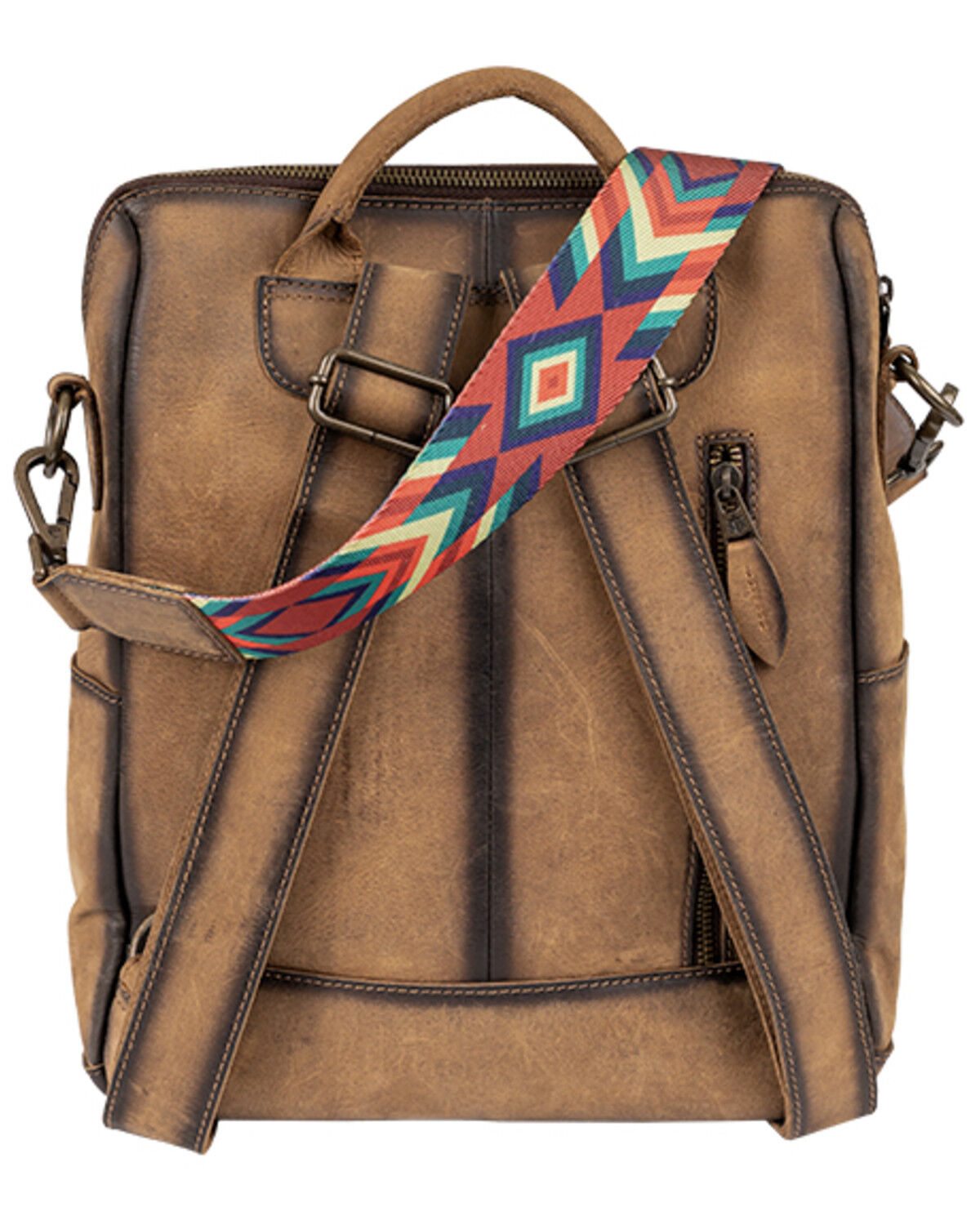 Image #3 - STS Ranchwear By Carroll Women's Baroness Basic Bliss Backpack, Brown, hi-res