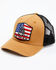 Image #1 - Cody James Men's Don't Tread On Me American Flag Patch Ball Cap, Brown, hi-res