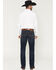 Image #3 - Cody James Men's Brock Wash Wyatt Slim Bootcut Stretch Denim Jeans, Dark Wash, hi-res