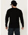 Image #4 - Troll Co Men's Grit Logo Long Sleeve Graphic Shirt , Black, hi-res