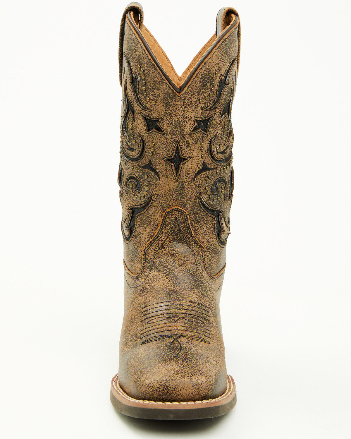 Image #4 - Shyanne Solstice&trade; Women's Gia Short Western Boots - Broad Square Toe, Brown, hi-res