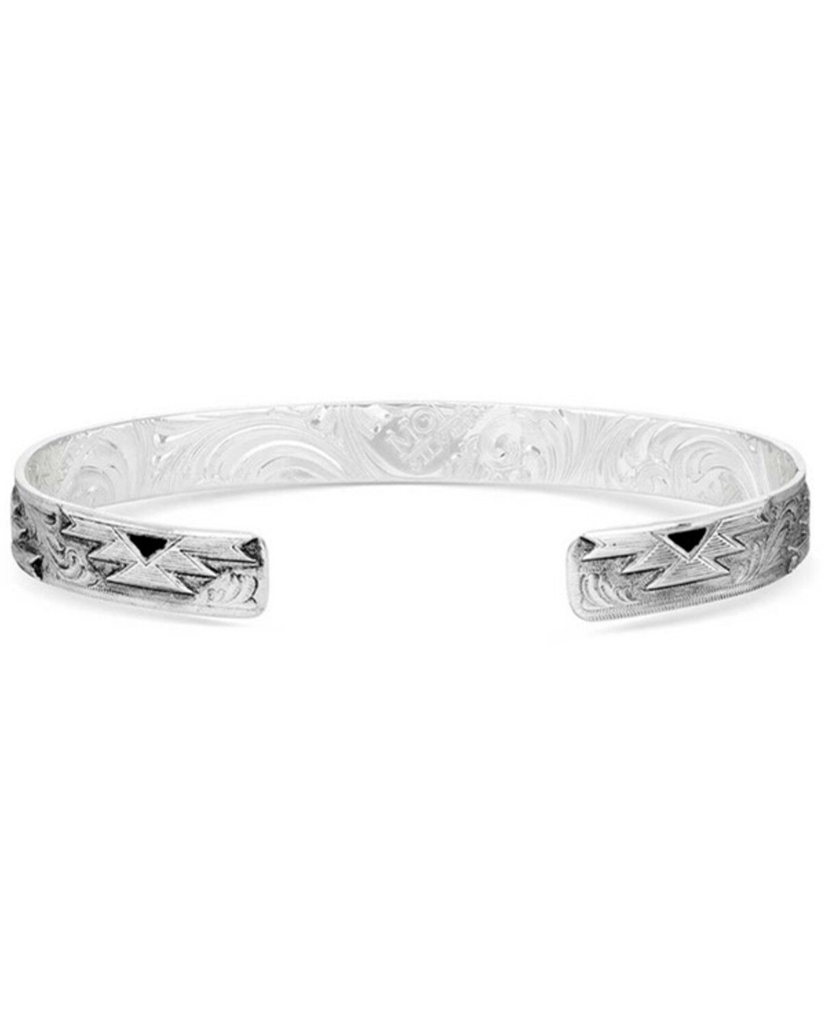 Image #2 - Montana Silversmiths Southwest Horizons Cuff Bracelet, Silver, hi-res