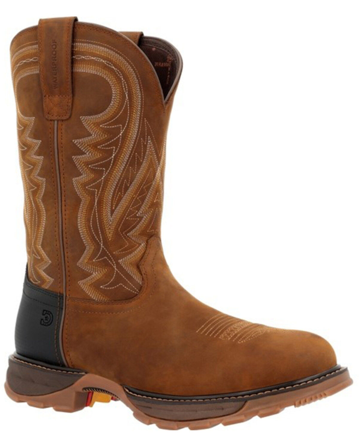 Image #1 - Durango Men's Maverick XP Waterproof Western Work Boots - Steel Toe, Coyote, hi-res