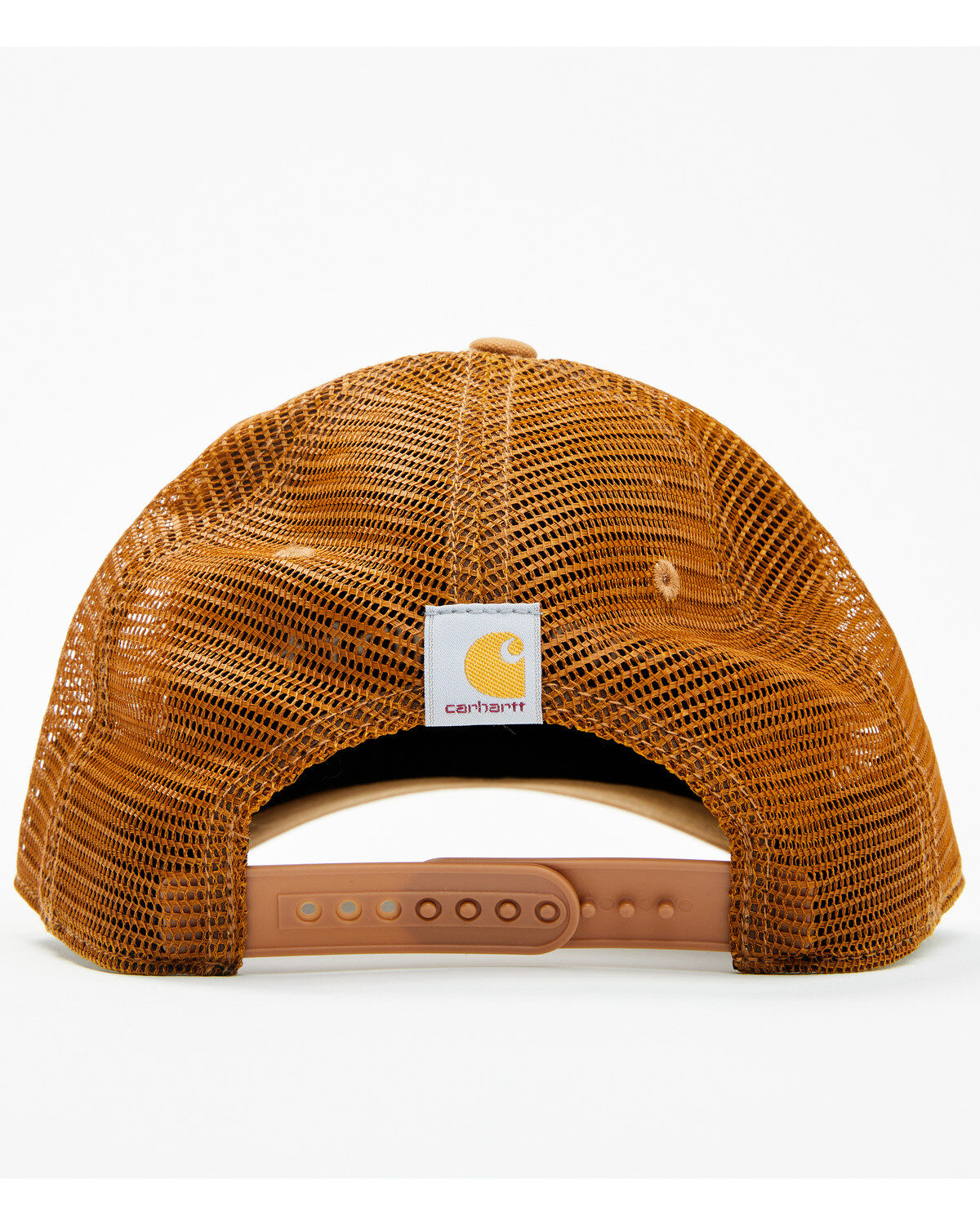 Image #3 - Carhartt Men's Logo Ball Cap, Brown, hi-res
