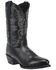 Image #1 - Laredo Men's Embroidered Round Toe Western Boots, Black, hi-res