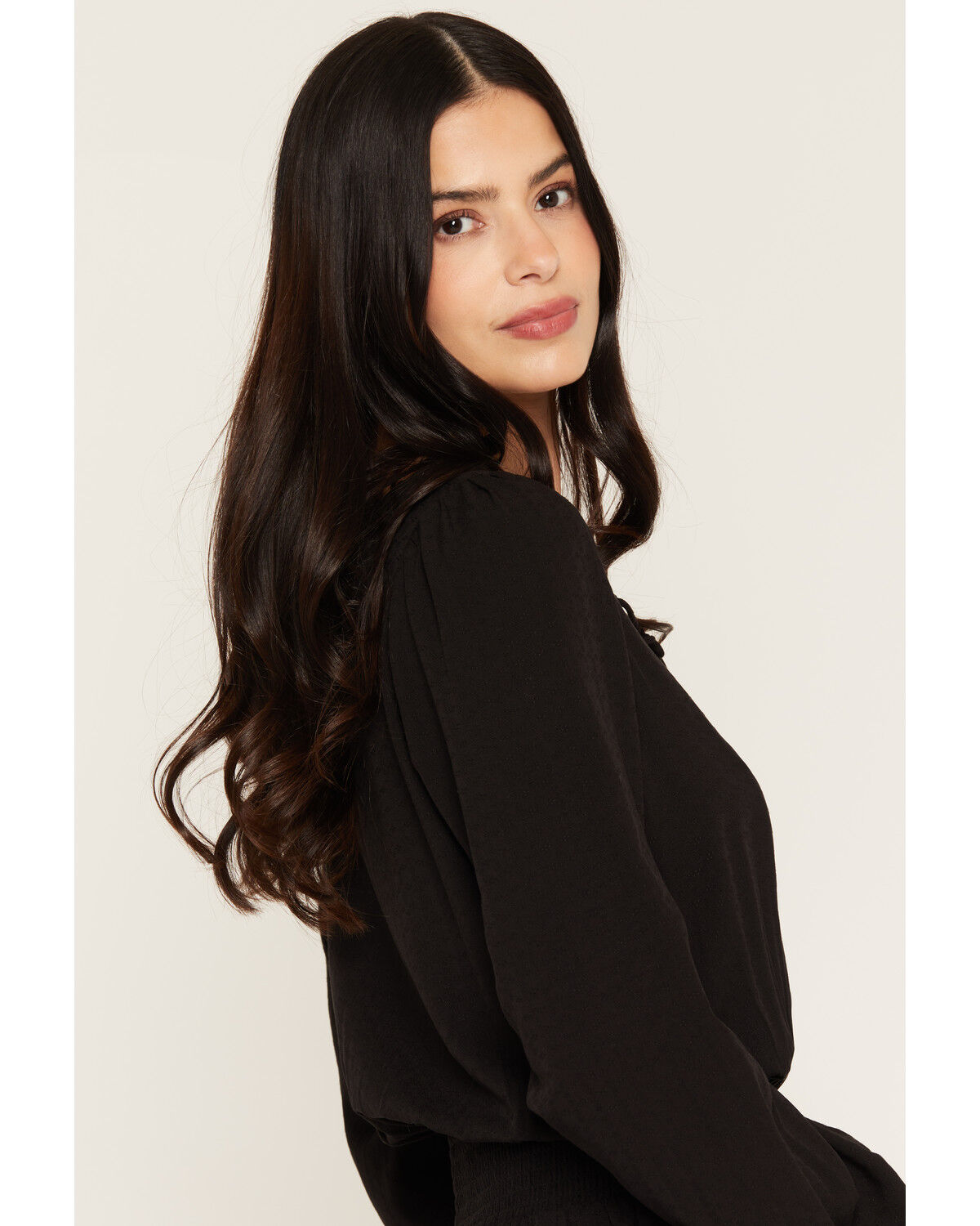 Image #2 - Idyllwind Women's Aimee Lace-Up Mini Dress, Black, hi-res