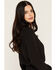 Image #2 - Idyllwind Women's Aimee Lace-Up Mini Dress, Black, hi-res