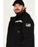 Image #2 - Hawx Men's Hawx Extreme Canvas Hooded Jacket, Black, hi-res