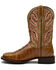 Image #3 - Dan Post Men's Eel Exotic Western Boots - Broad Square Toe, Brown, hi-res