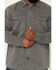 Image #3 - Hawx Men's Anvil Long Sleeve Button-Down Work Shirt Jacket, Grey, hi-res