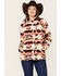 Image #1 - Wrangler Women's Southwestern Print Sherpa Jacket, Multi, hi-res