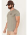 Image #3 - Troll Co Men's Hard Work Short Sleeve Graphic T-Shirt, Slate, hi-res