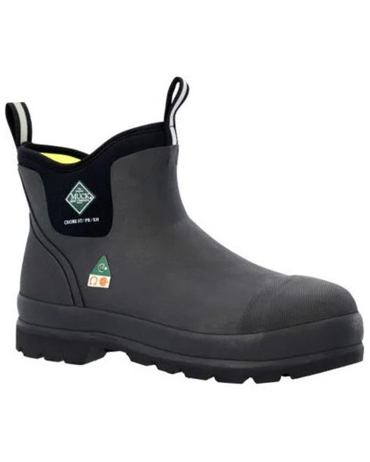 Muck Boots Men's Chore Classic CSA Boots - Steel Toe, Black, hi-res