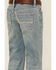 Image #4 - Rock & Roll Denim Boys' Two Tone Bootcut Denim Jeans , Blue, hi-res