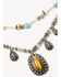 Image #2 - Shyanne Women's Bisbee Falls Multi-Layered Concho Necklace, Silver, hi-res