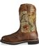 Image #2 - Justin Men's Stampede Waterproof Work Boots, Camouflage, hi-res