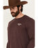 Image #3 - Moonshine Spirit&reg; Men's Whiskey Nights Long Sleeve Graphic T-Shirt, Burgundy, hi-res