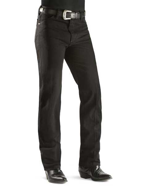Image #2 - Wrangler Men's Silver Edition Slim Fit Jeans, Black Denim, hi-res