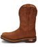 Image #3 - Justin Men's Resistor Russet Waterproof Western Work Boots - Nano Composite Toe, Russett, hi-res