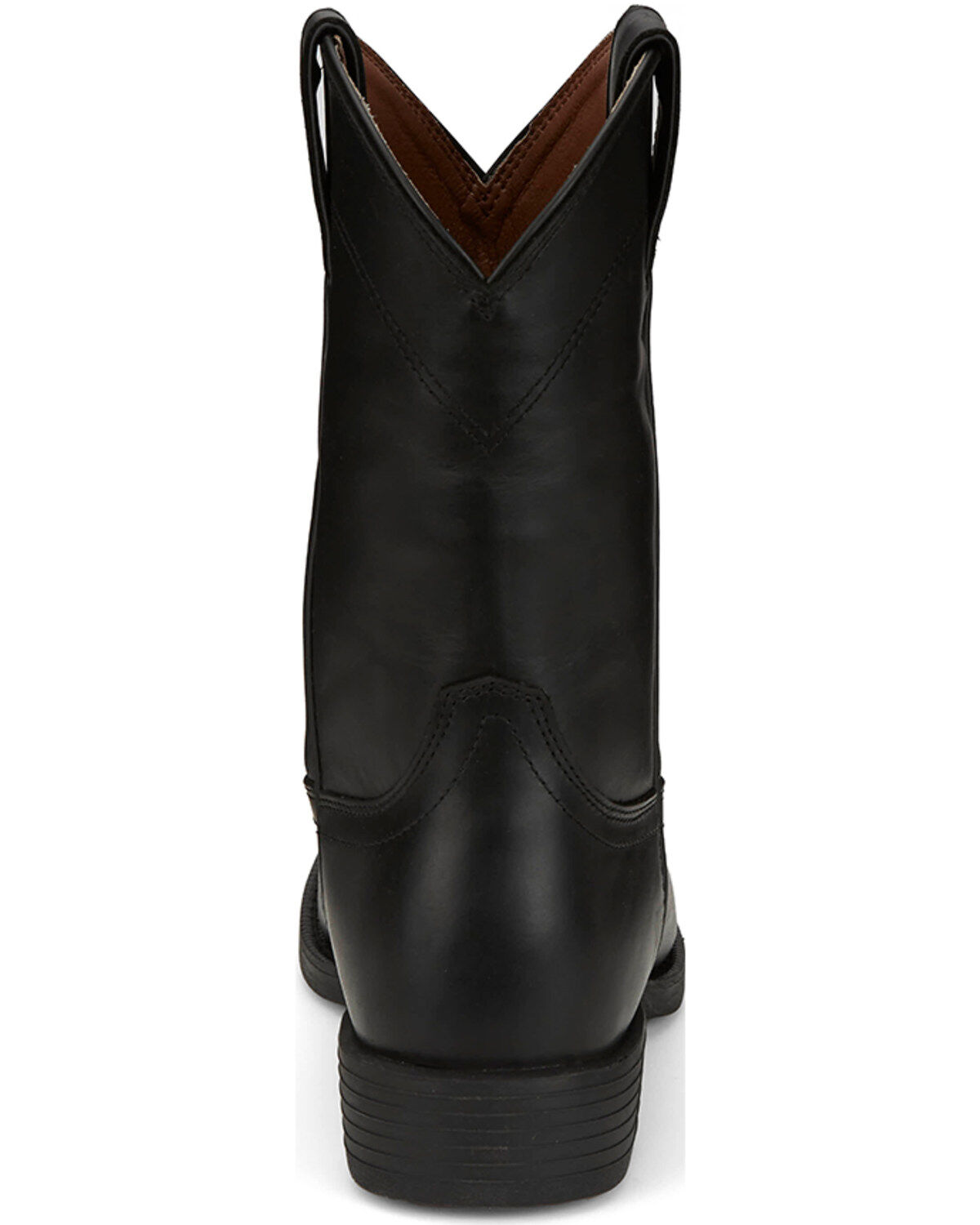 Image #5 - Justin Men's Kiligore Roper Boots - Round Toe, Black, hi-res