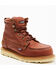 Image #1 - Hawx Men's Dark Brown USA Moc Wedge Value Work Boots - Soft Toe, Dark Brown, hi-res