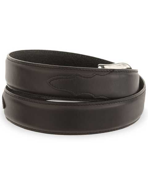 Image #2 - Tony Lama Men's Classic Genuine Leather Belt, Black, hi-res