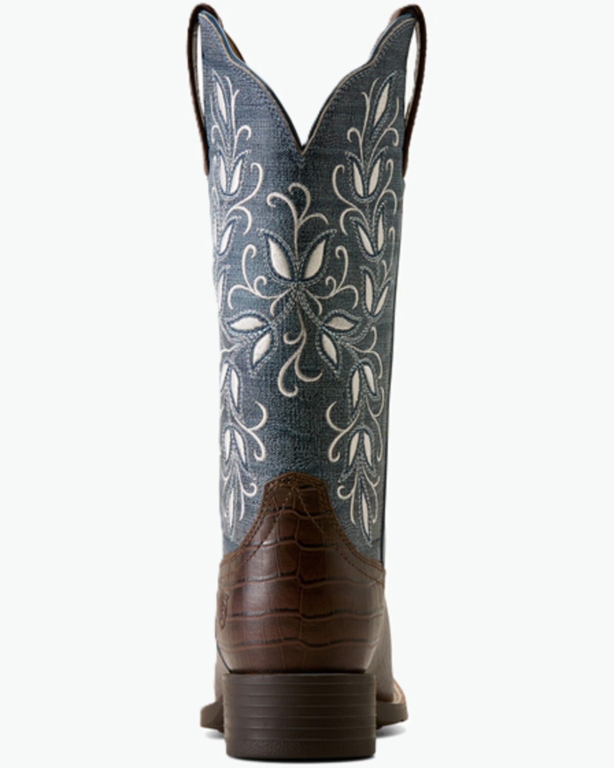 Image #3 - Ariat Women's Round Up Holly Crocodile Print Performance Western Boots - Broad Square Toe, , hi-res