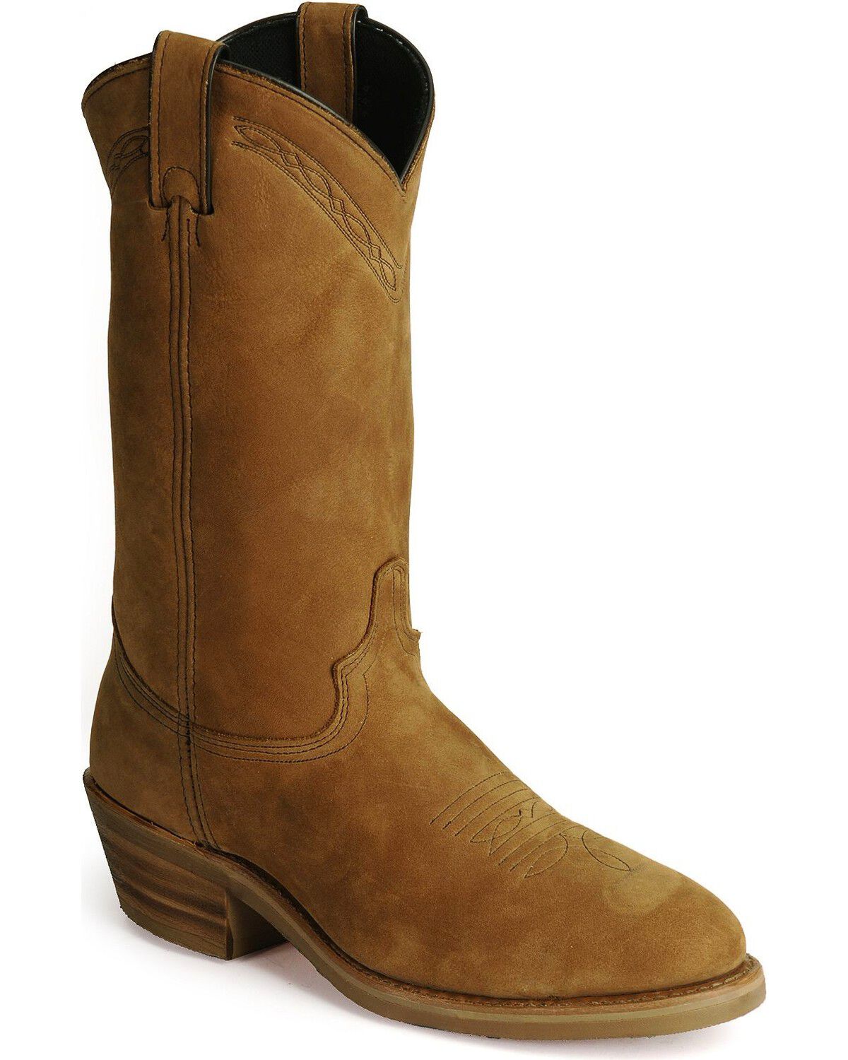 Abilene Men's 12" Safety Toe Western Work Boots, Dirty Brn, hi-res