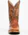 Image #4 - Double H Men's Boot Barn Exclusive 11" Domestic I.C.E™ Saddle Vamp Performance Western Boots - Broad Square Toe, Brown, hi-res