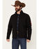 Image #2 - RANK 45&reg; Men's American Flag Logo Softshell Jacket, Black, hi-res