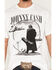 Image #3 - Americana Men's Johnny Cash Ring Of Fire Short Sleeve Graphic T-Shirt, Natural, hi-res