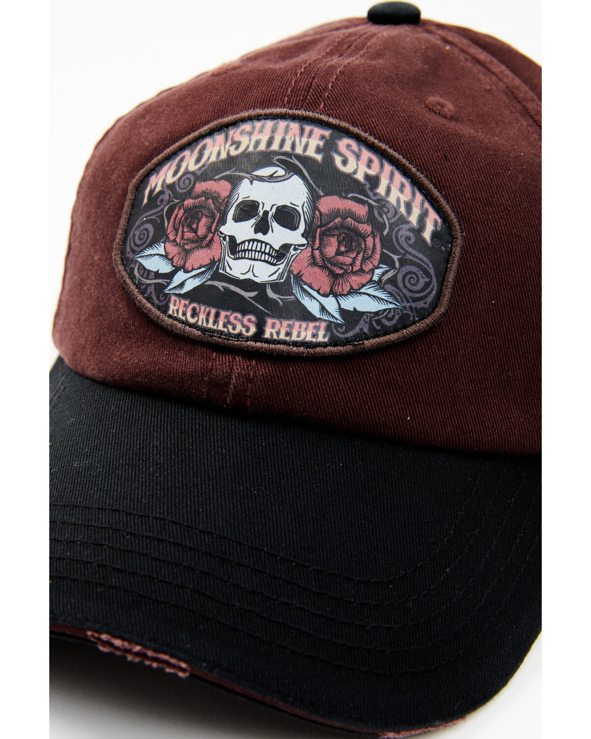 Image #2 - Moonshine Spirit&reg; Men's Reckless Rebel Baseball Cap, Chilli, hi-res