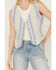 Image #3 - Ariat Women's Striped Vest, Blue, hi-res