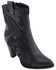Image #1 - Milwaukee Leather Women's Studded Overlay Western Boots - Round Toe, Black, hi-res