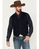 Image #1 - Moonshine Spirit&reg; Men's Pinstripe Capone Wool Vest, Navy, hi-res