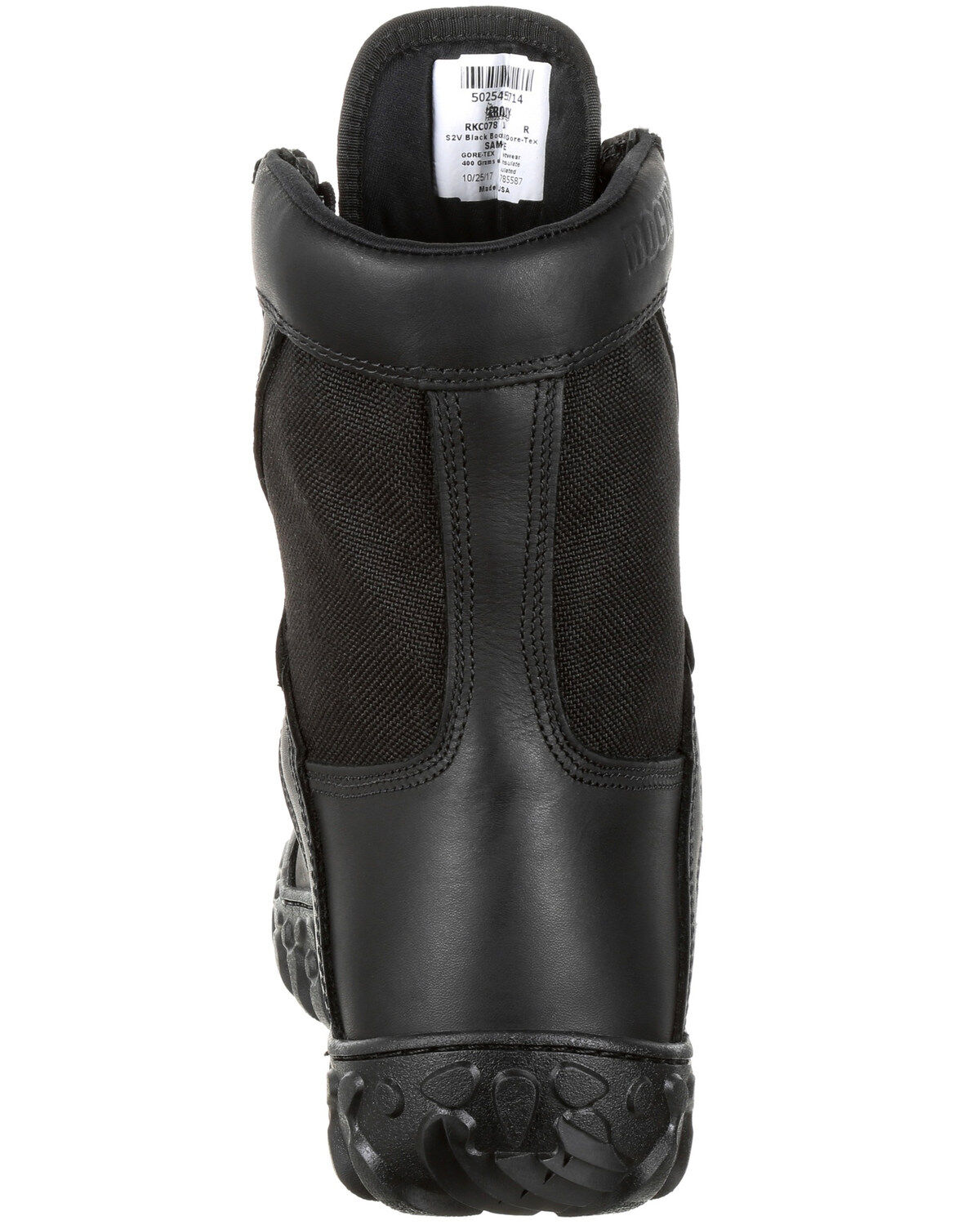 Image #4 - Rocky Men's S2V Insulated Waterproof Military Boots - Soft Toe, Black, hi-res